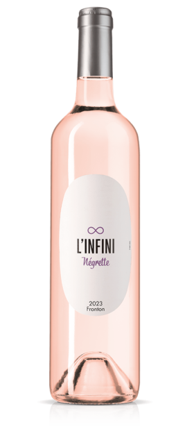 L'infini vin rosé 100% négrette - AOP Fronton