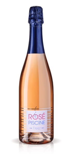 Rosé Piscine Freez, le seul rosé effervescent recommandé avec des glaçons