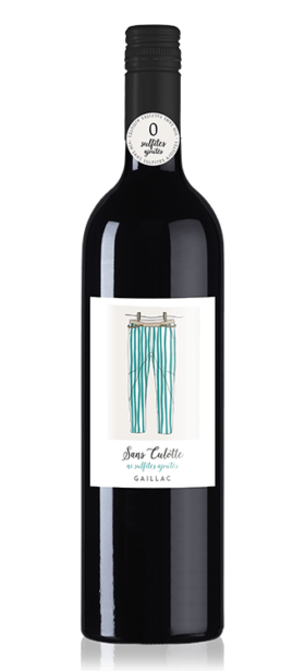 Sans Culotte Gaillac vin sans sulfites ajoutés
