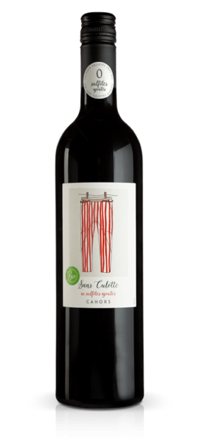 Sans Culotte vin bio AOP Cahors sans sulfites ajoutés