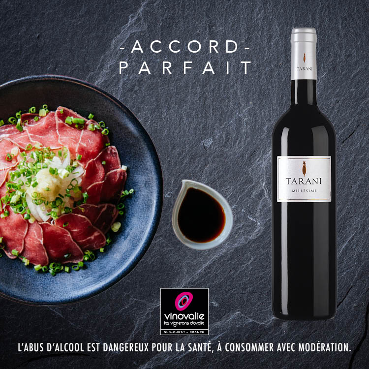 Tataki et bœuf et Tarani rouge